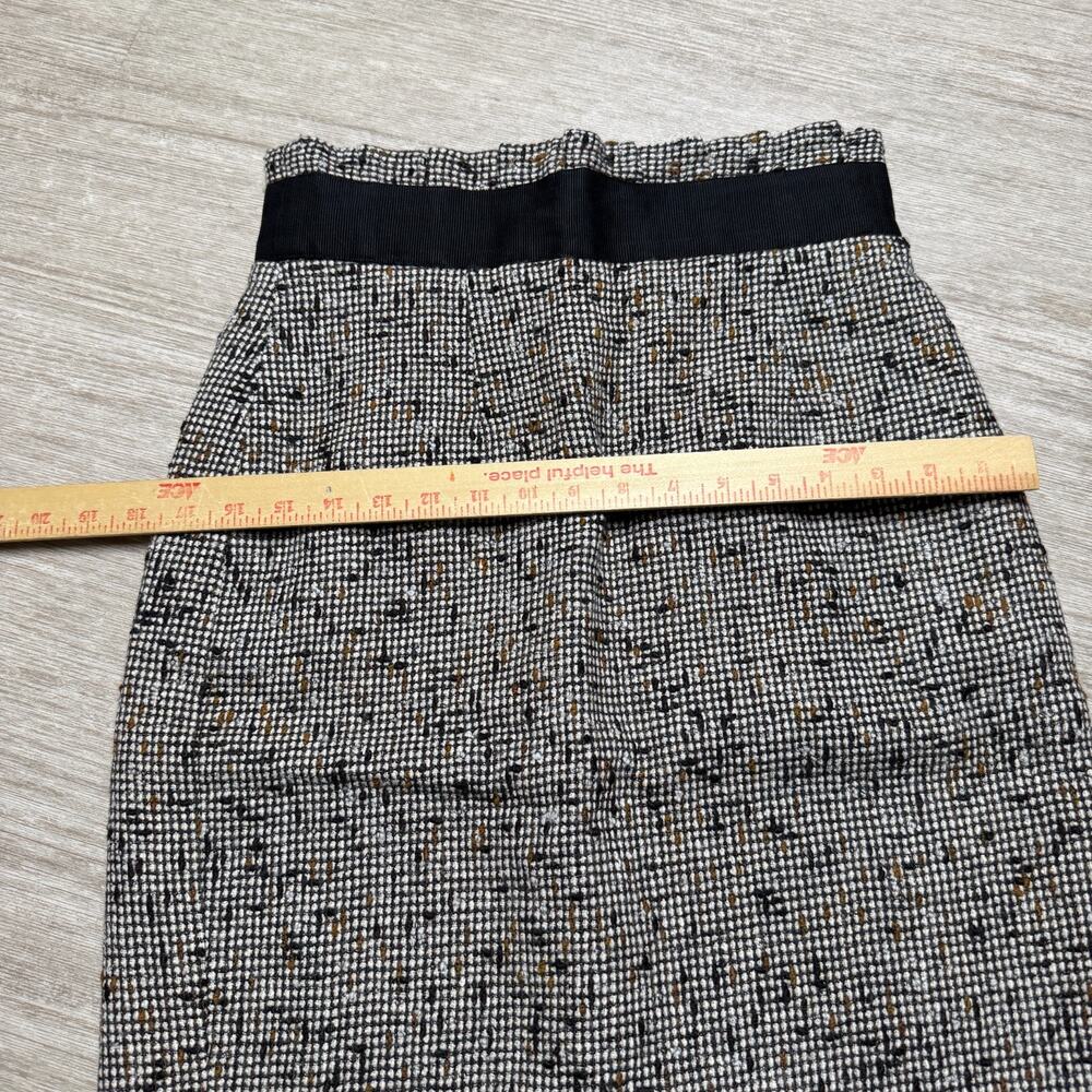 Classiques Entier Wool Silk Blend Midi Skirt Business Casual Career Office Sz 6 - Picture 5 of 8